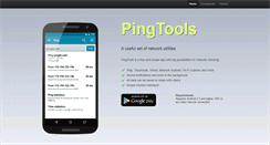 Desktop Screenshot of pingtools.org